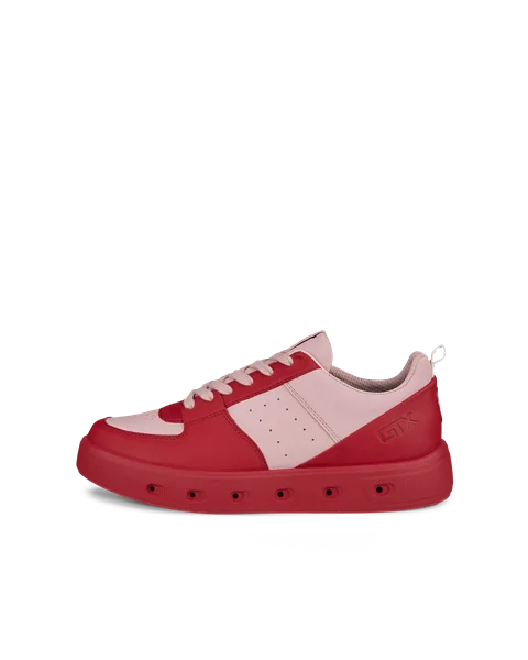Women's ECCO® Street 720 Leather Gore-Tex Trainer - Red - O