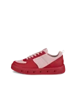 Women's ECCO® Street 720 Leather Gore-Tex Trainer - Red - O