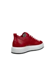 Women's ECCO® Street Ace Leather Trainer - Red - B