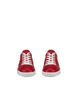 Women's ECCO® Street Lite Leather Trainer - Red - Front_Pair