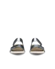 ECCO® Cozmo Damen Ledersandale mit zwei Riemen - Silber - Front_Pair