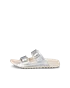 ECCO® Cozmo sandaler i læder med to remme til damer - Sølv - O