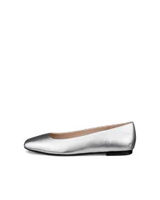 ECCO® Margot Damen Lederballerina - Silber - O
