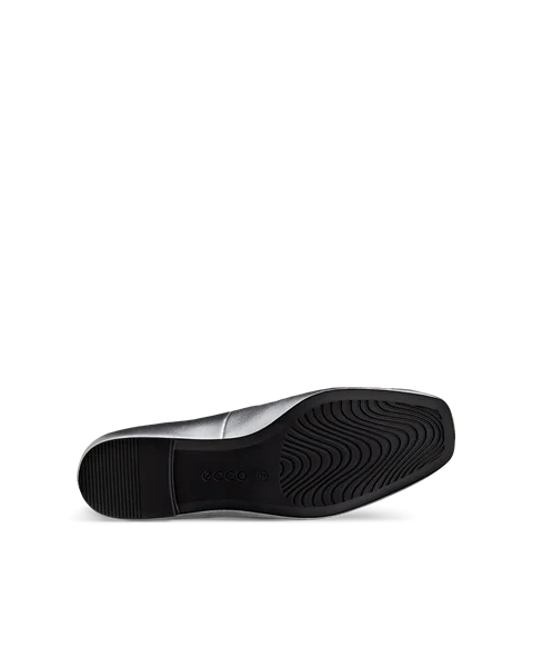 ECCO® Margot Damen Lederballerina - Silber - S