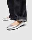 ECCO® Margot Damen Lederballerina - Silber - Lifestyle_Image_1