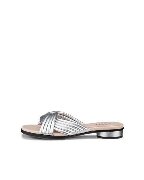 ECCO® Sculpted Alba 25 Högklackad skinnsandal dam - Silver - O