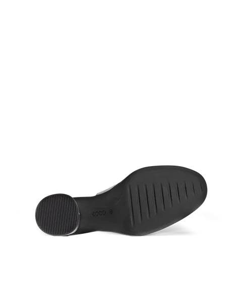 ECCO® Sculpted LX 55 női vastag sarkú bőr körömcipő - Ezüst - S
