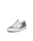 ECCO® Soft 7 Damen Ledersneaker - Silber - M