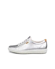 ECCO® Soft 7 Damen Ledersneaker - Silber - O