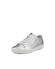 ECCO® Soft 7 dame sneakers skinn - Sølv - M