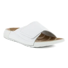 ECCO® Cozmo slide-on sko i læder til damer - Hvid - Main