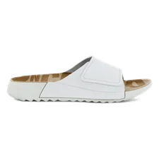 ECCO® Cozmo sandale en cuir pour femme - Blanc - Outside