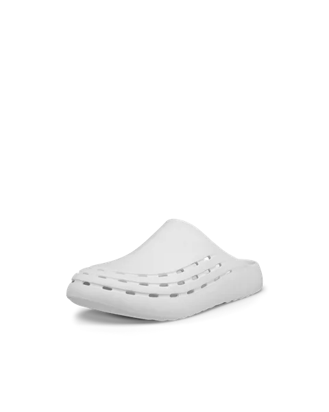 ECCO® Cozmo Slide női bőrpapucs - Fehér - M