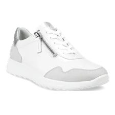 ECCO® Flexure Runner sneakers i læder til damer - Hvid - Main