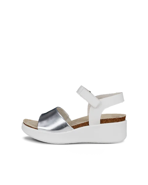 ECCO FLOWT WEDGE CORK - Hvit - O