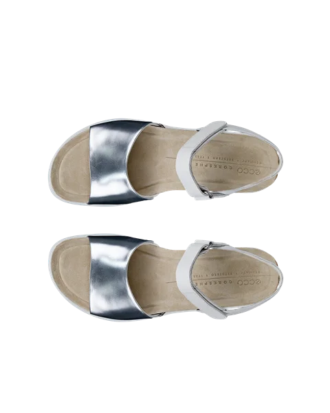 ECCO FLOWT WEDGE CORK - Hvit - Top_Left_Pair