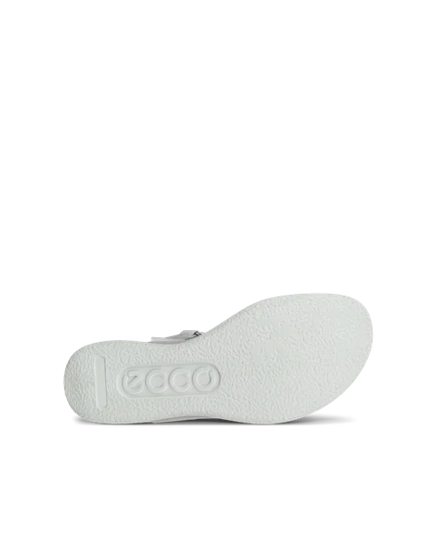 Dámské kožené sandály na klínku ECCO® Flowt Wedge LX - Bílá - S