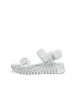 Women's ECCO® Gruuv Sol Nubuck Heeled Sandal - White - O