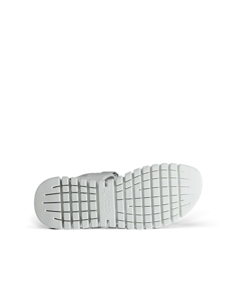 Women's ECCO® Gruuv Sol Leather Heeled Sandal - White - S