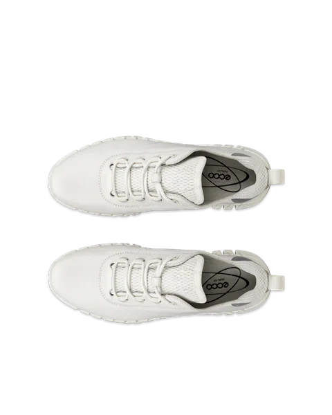 ECCO® Gruuv női bőr sneaker - Fehér - Top_Left_Pair