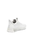 Damskie skórzane sneakersy ECCO® Gruuv - Biały - B
