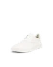 Damskie skórzane buty sznurowane ECCO® Minimalist - Biały - M
