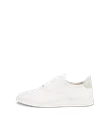 ECCO® Minimalist chaussures à lacet en cuir pour femme - Blanc - O