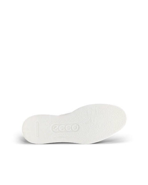 Damskie skórzane buty sznurowane ECCO® Minimalist - Biały - S