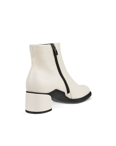Women's ECCO® Sculpted Lx 35 Leather Mid-Cut Boot - White - B