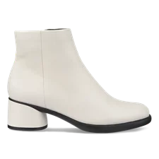 ECCO® Sculpted Lx 35 mellemhøj støvle i læder til damer - Hvid - Outside
