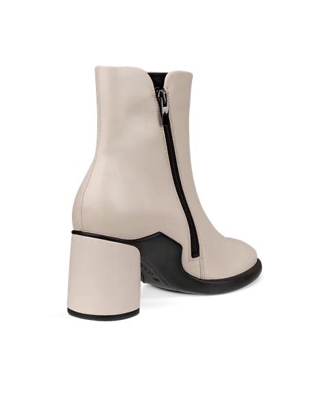 Women's ECCO® Sculpted Lx 55 Leather Mid-Cut Boot - White - B