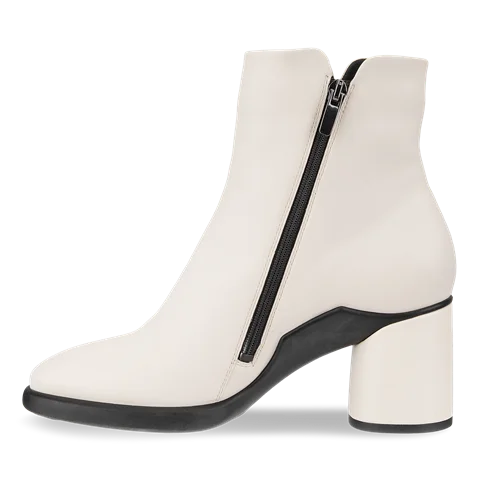 ECCO® Sculpted Lx 55 Damen Halbhoher Stiefel aus Leder - Weiß - Inside