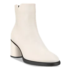 Women's ECCO® Sculpted Lx 55 Leather Mid-Cut Boot - White - Main