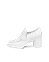 ECCO® Sculpted LX 55 ādas mokasīnveida apavi ar klučveida papēdi sievietēm - Balts - O