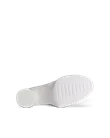 Naisten ECCO® Sculpted LX 55 tolppakorkoinen loaferi nahkaa - Valkoinen - S