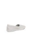 Women's ECCO® Simpil Leather Slip-On - White - B