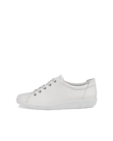 ECCO® Soft 2.0 női bőr cipő - Fehér - O