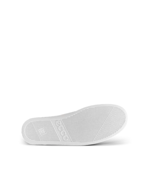 ECCO® Soft 2.0 chaussures de marche en cuir pour femme - Blanc - S