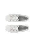 ECCO® Soft 2.0 Damen Ledersneaker - Weiß - Top_Left_Pair