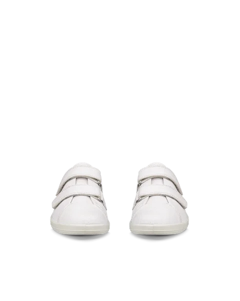 ECCO® Soft 2.0 dame fritidssko skinn - Hvit - Front_Pair