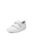 ECCO® Soft 2.0 chaussures de marche en cuir pour femme - Blanc - M