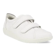 Damskie skórzane sneakersy ECCO® Soft 2.0 - Biały - Main