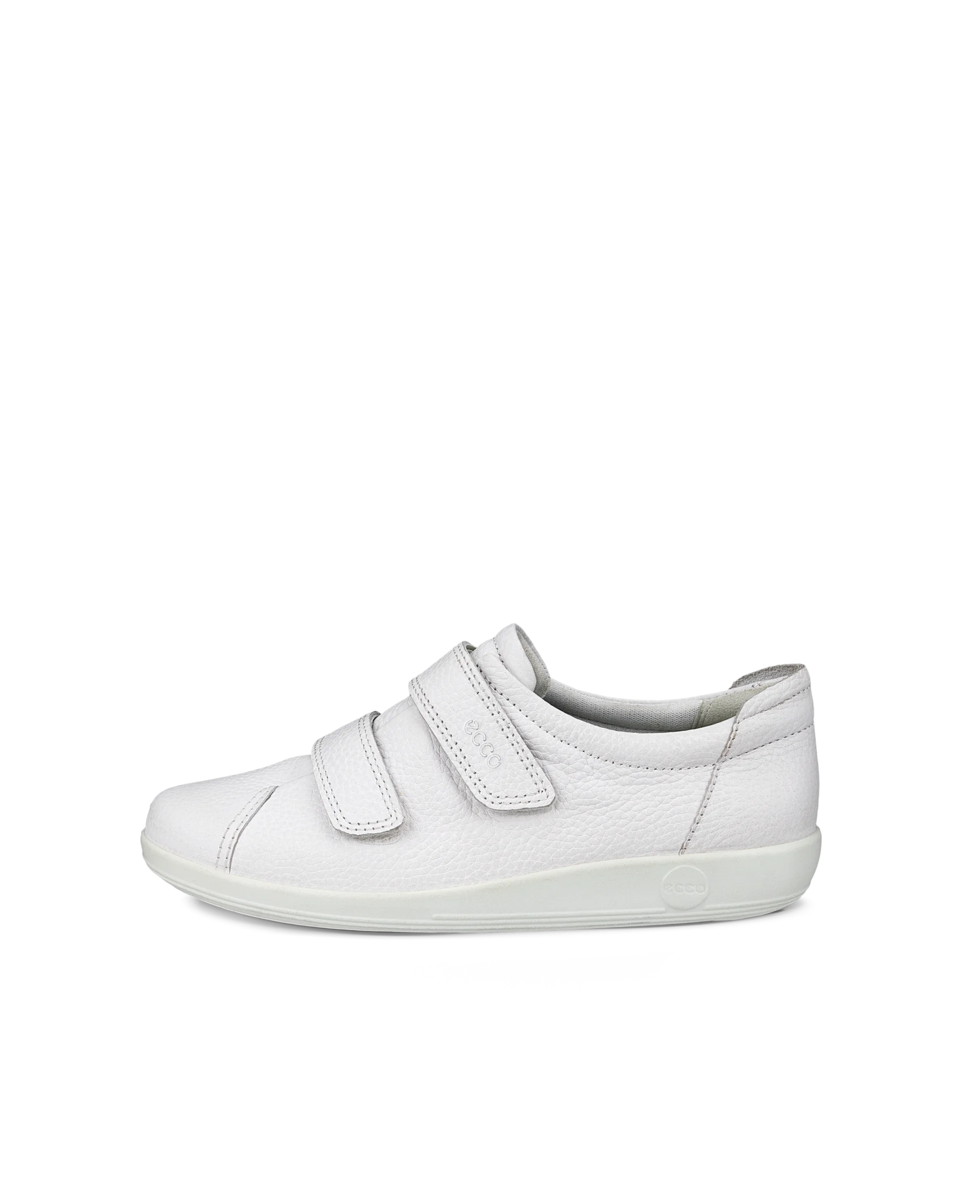 ECCO Soft 2.0 - Women’s Leather Walking Shoe - White - Size: 6 (EU 39)