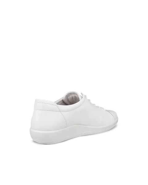 ECCO® Soft 2.0 sneakers i læder til damer - Hvid - B