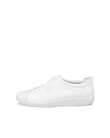 ECCO® Soft 2.0 dame fritidssko skinn - Hvit - O