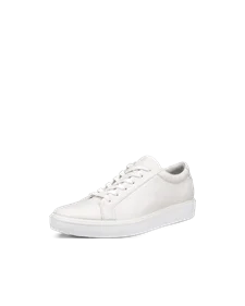 Damskie skórzane sneakersy ECCO® Soft 60 - Biały - M