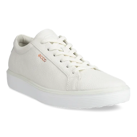 ECCO® Soft 60 sneakers i læder til damer - Hvid - Main