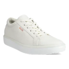 Damskie skórzane sneakersy ECCO® Soft 60 - Biały - Main