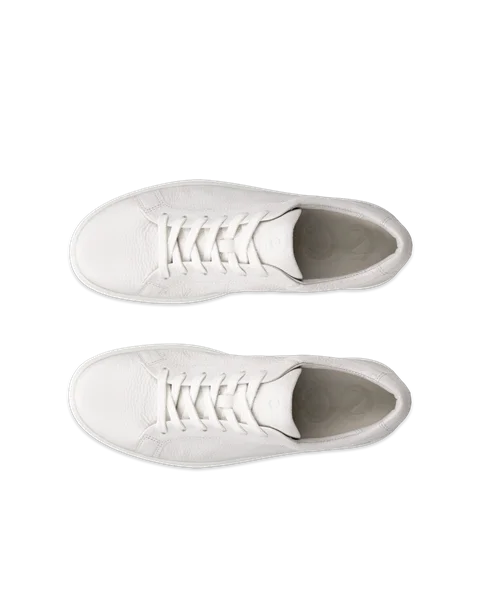 ECCO® Soft 60 Dames leren sneaker - Wit - Top_Left_Pair