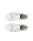 ECCO® Soft 60 Dames leren sneaker - Wit - Top_Left_Pair